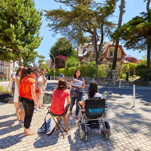 Visite guidée de La Baule pour des personnes à mobilité réduite