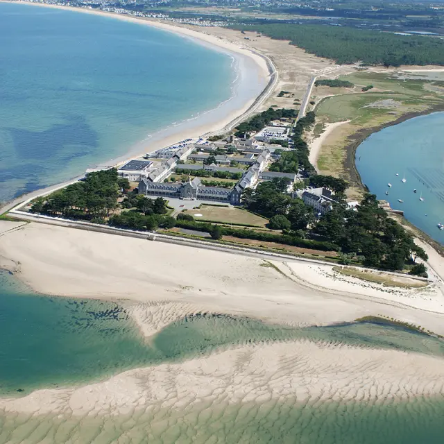 Vue aérienne pointe de Pen bron