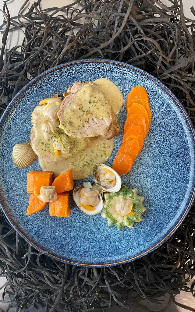 Recette de filet mignon, coques et légumes - Maman aussi est en vacances