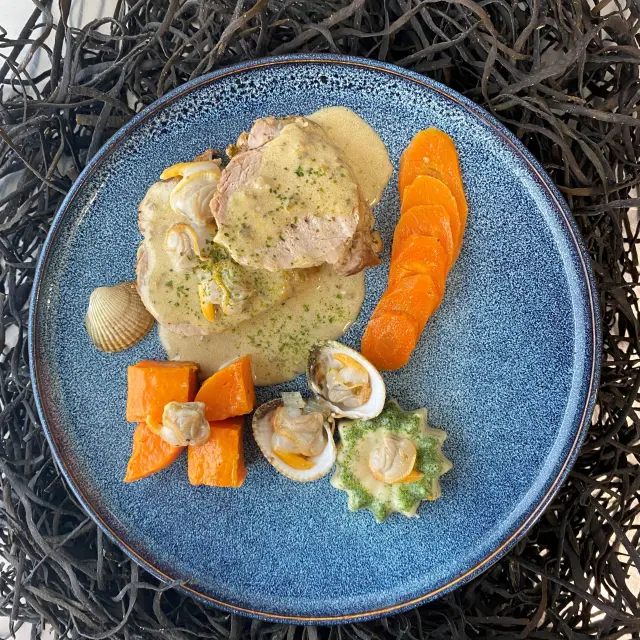 Recette de filet mignon, coques et légumes - Maman aussi est en vacances