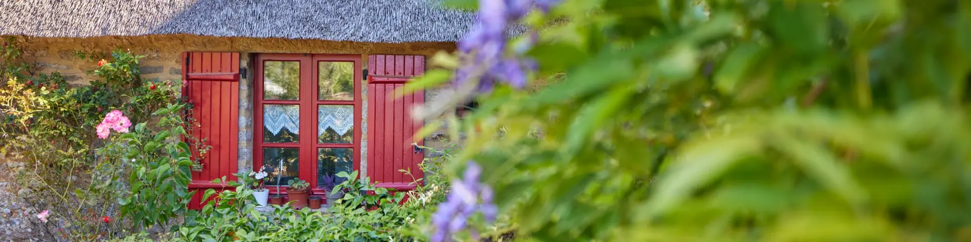 Chaumière du village de Kerhinet en Brière