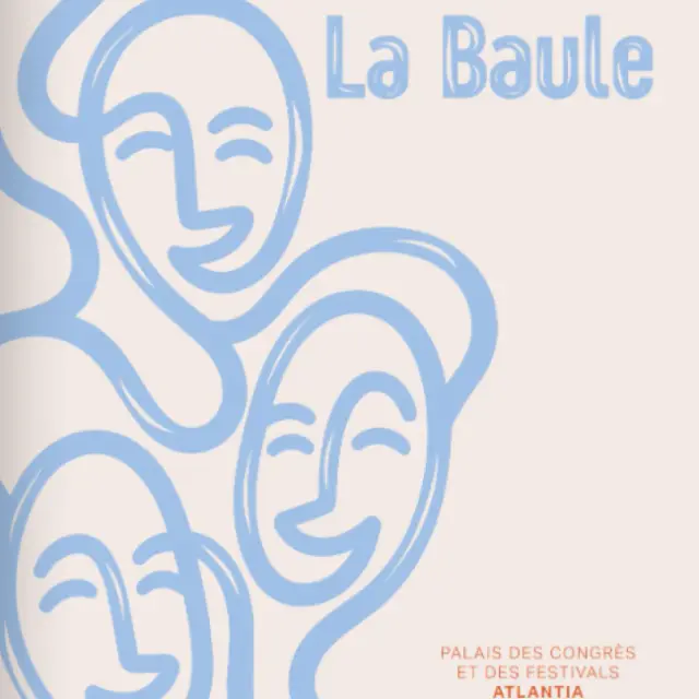 Couverture du programme de la saison culturelle d'Atlantia à La Baule