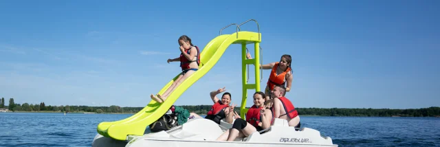 Pedalos Toboggan Lac du Der