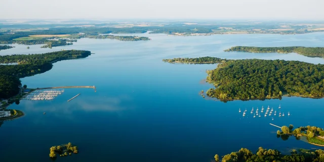 Aerial; lac du der, 2013