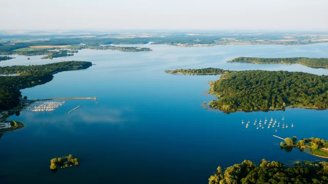 Aerial; lac du der, 2013