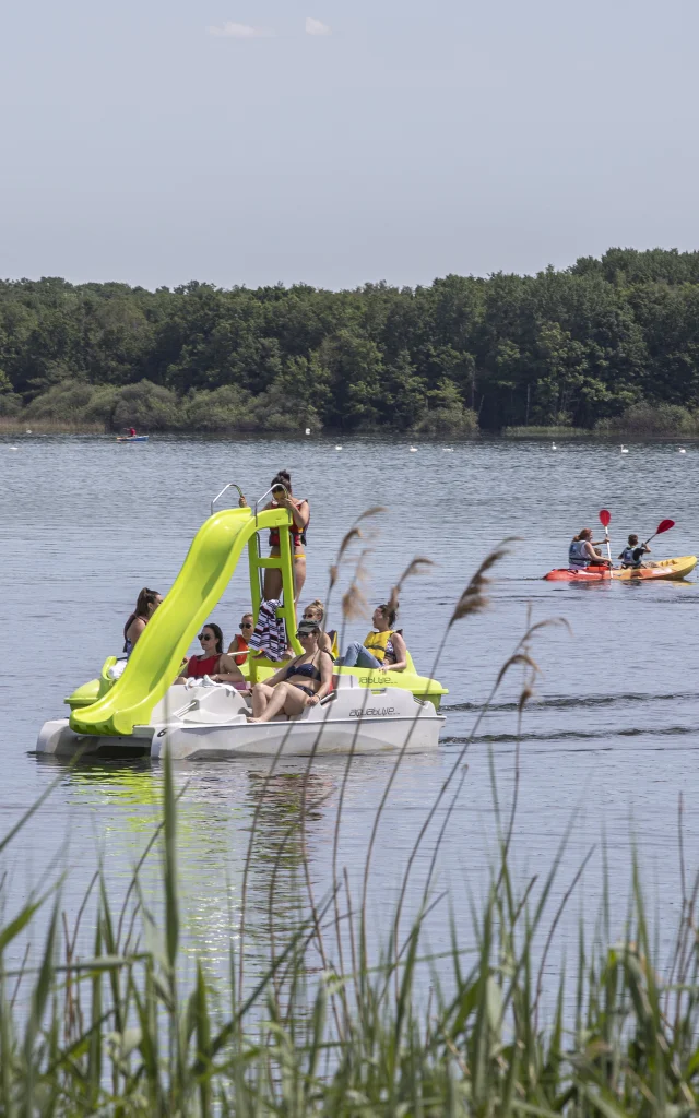 Pedalos et Canoes au Lac du Der