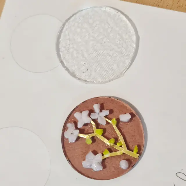 Fabrication d'un médaillon en verre