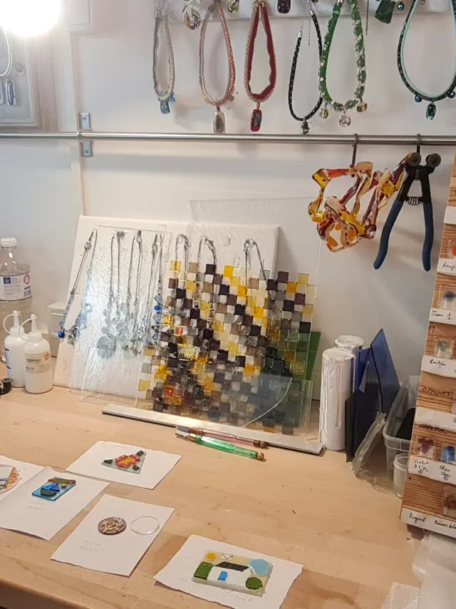 Atelier Vitry Verre photo de l'atelier de travail