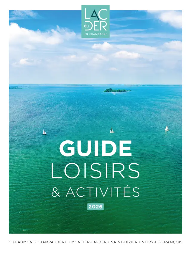 Couverture du guide des loisirs et activités de l'Office de Tourisme du Lac du Der