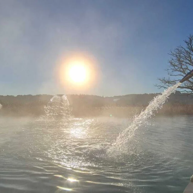 Bassin Exterieur La Piscine Du Lac De Saint Pardoux Hiver