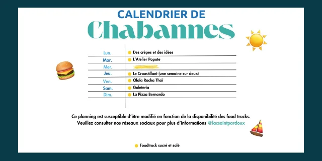 Planning Chabannes 2025