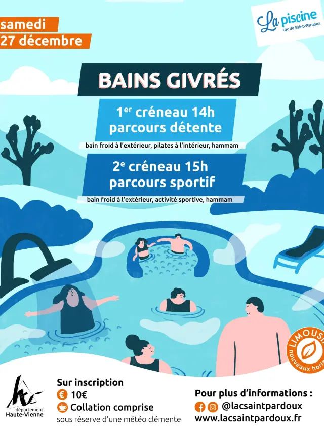 Bains Givres La Piscine Du Lac De Saint Pardoux