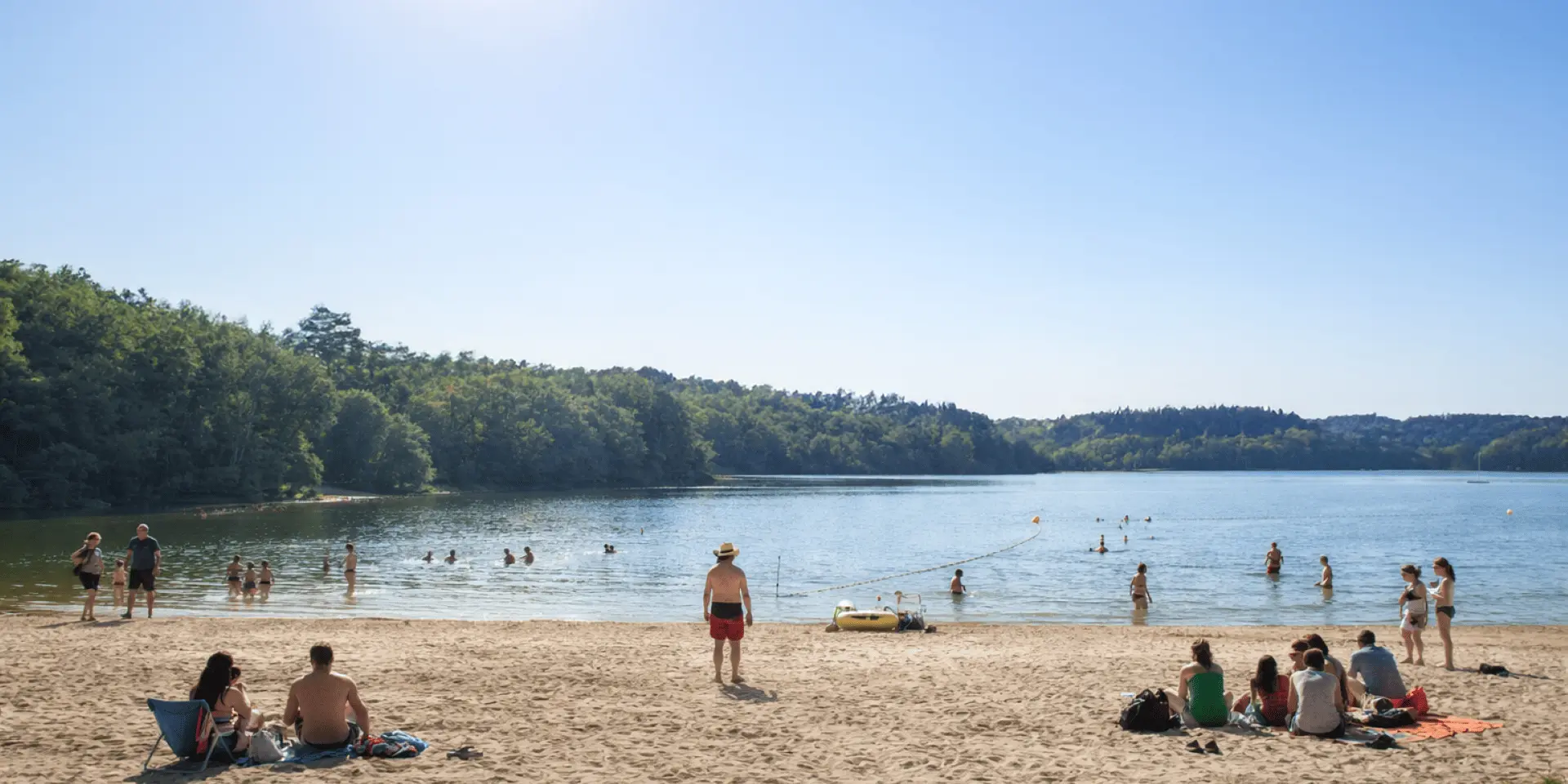 Plage De Chabannes Lac De Saint Pardoux