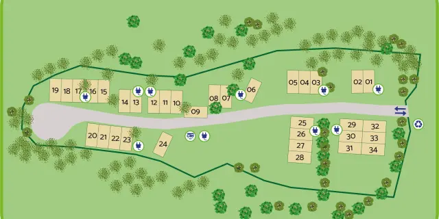 Plan Air Camping Car Lac De Saint Pardoux