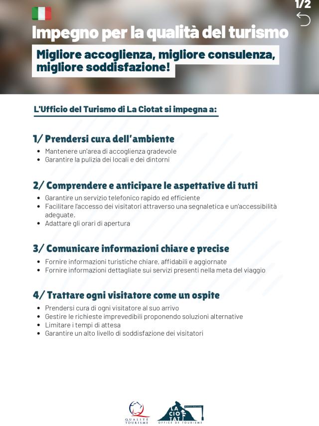 Impegno Per La Qualita Del Turismo La Ciotat