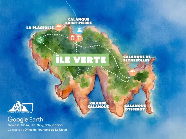 Plano de Ile Verte