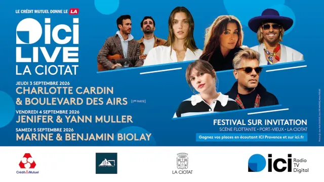 Ici Live La Ciotat 2026 Programmation