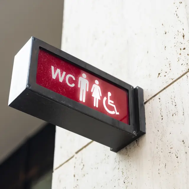 City Toilet Sign