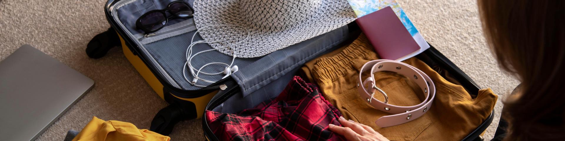 Valise Voyage Emballage Preparatifs