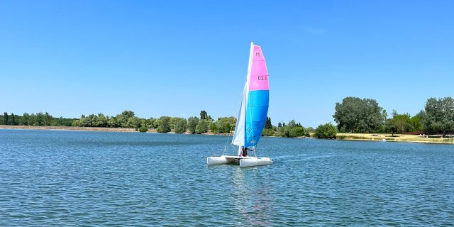 Voile Bateau Catamaran (2)