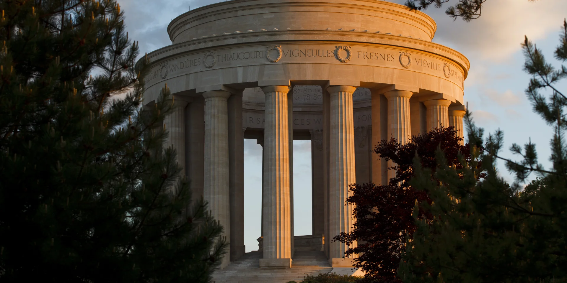 The Montsec American WWI Monument is seen in Montsec, France. (Photo by Warrick Page/ABMC)