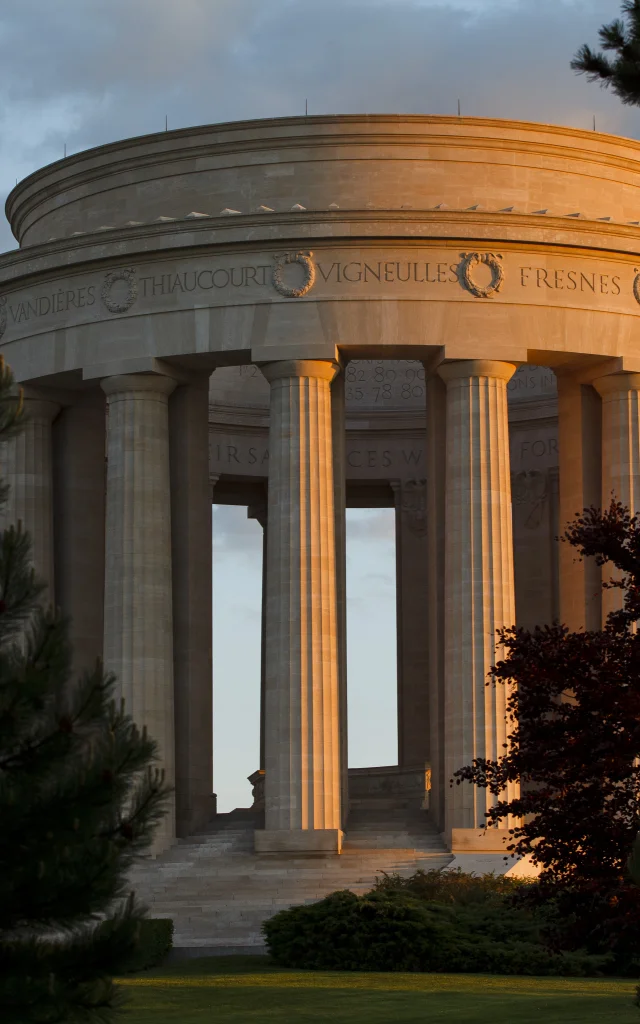 The Montsec American WWI Monument is seen in Montsec, France. (Photo by Warrick Page/ABMC)