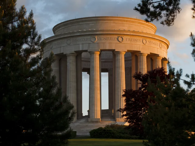 The Montsec American WWI Monument is seen in Montsec, France. (Photo by Warrick Page/ABMC)