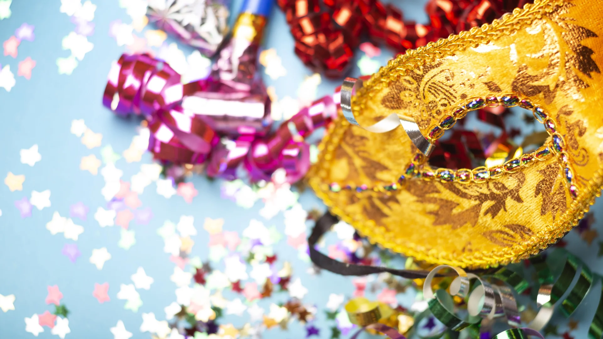 Gros Plan Sur La Decoration Du Cotillon Min