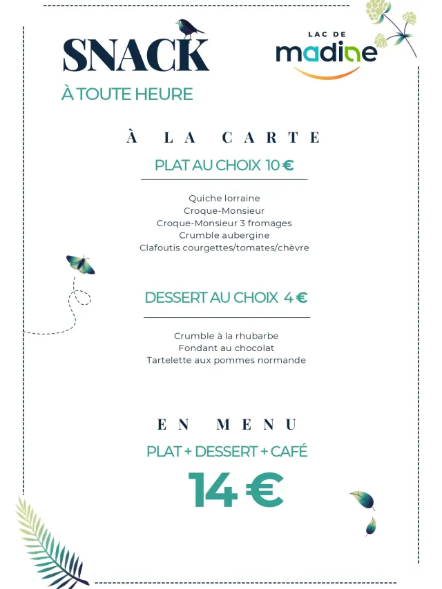 Tarifs Snack Golf 2026 Page 0001