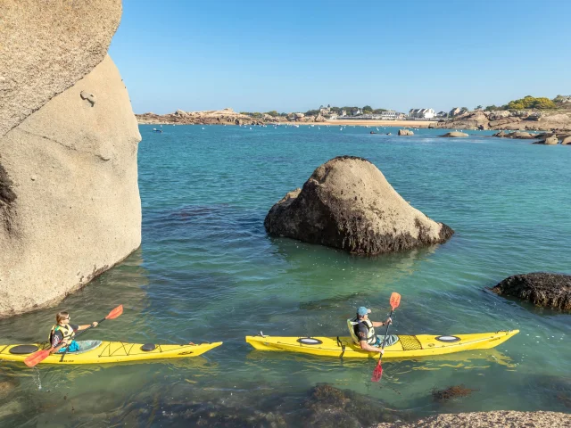 Kayak de mer Trégastel