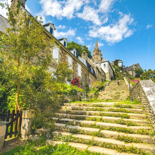 Escalier de Brélévenez à Lannion