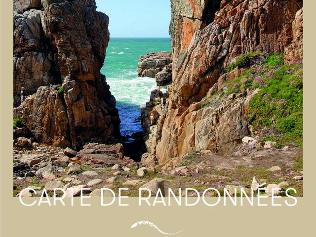 Carte de randonnées - Tréguier Côte d'Ajoncs et Presqu'île de Lézardrieux