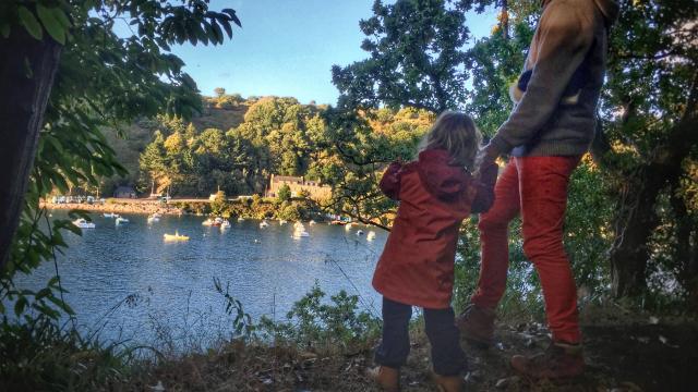 Balade d'autome au Yaudet - Vue sur le Port du Beg Hent