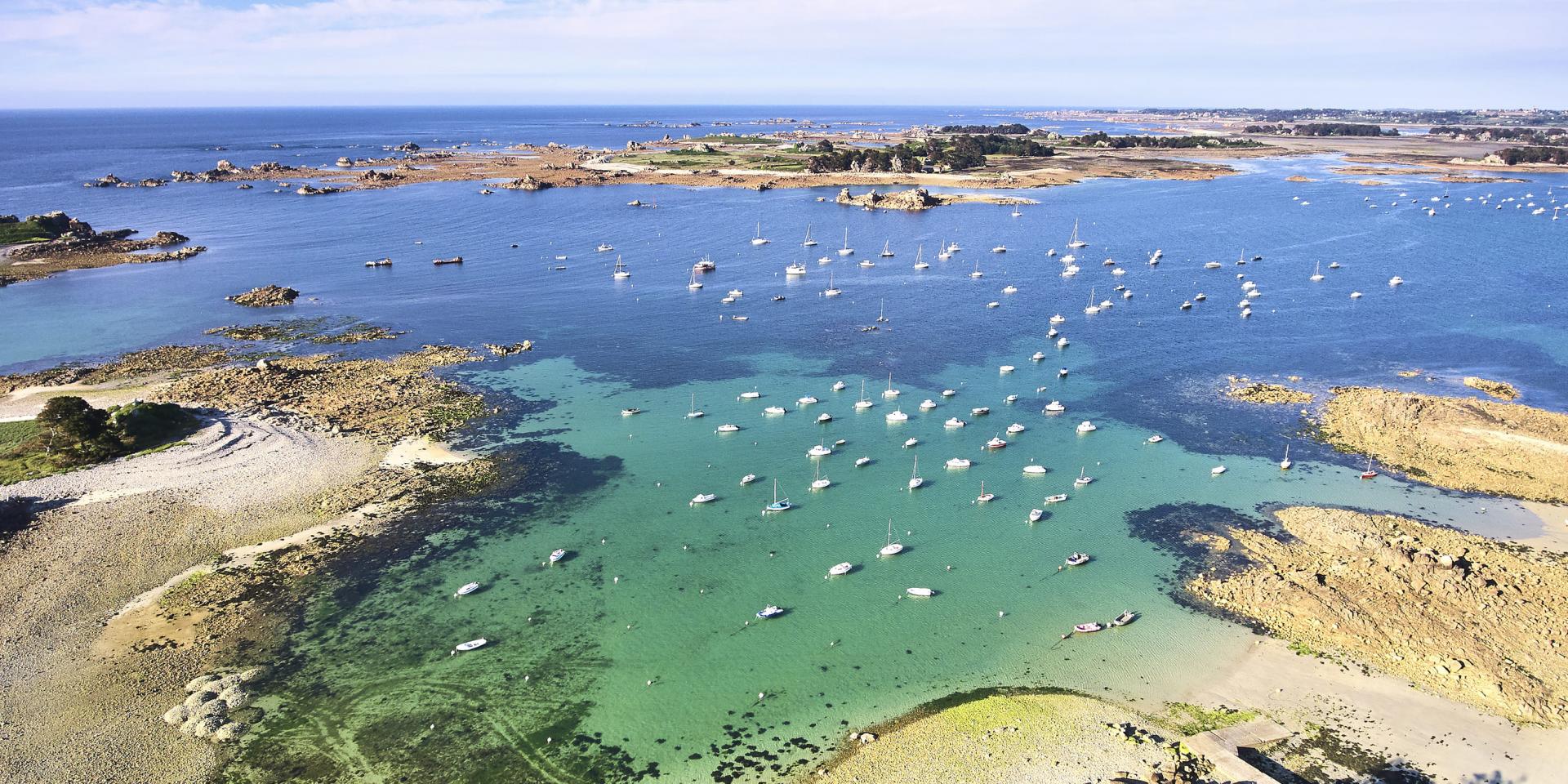 Baie de Port Blanc à Penvenan