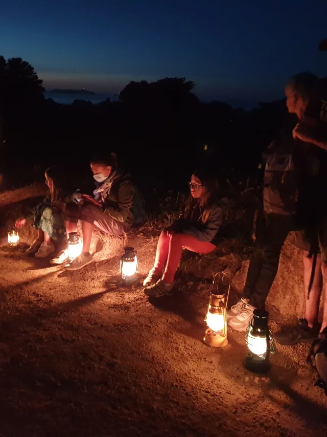 Sortie Nocturne aux lampes tempête Bretagne Vallée des Traouiero