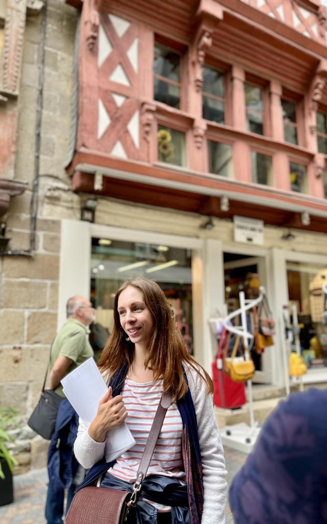 Visite guidée de Lannion par Ella