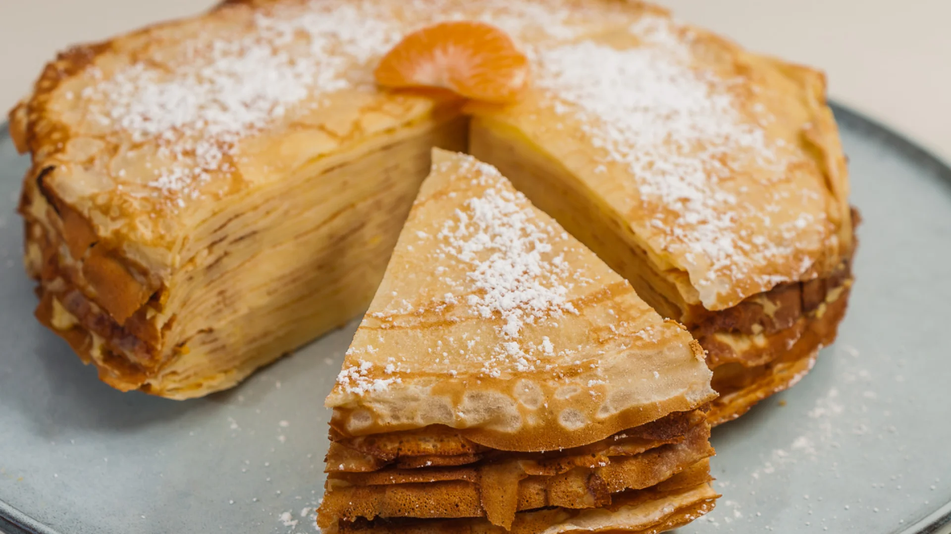 gateau crepe marron