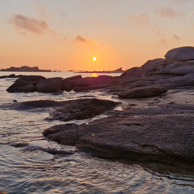 Coucher de soleil à Trebeurden