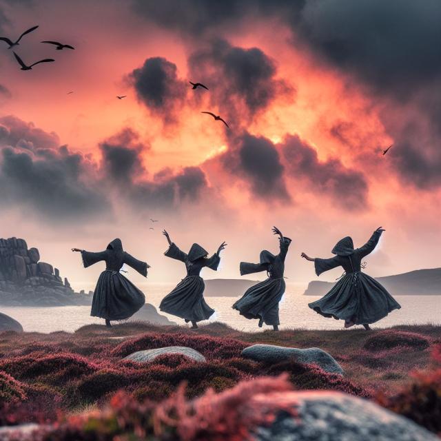 Witches Dancing in the Breton Heath 2