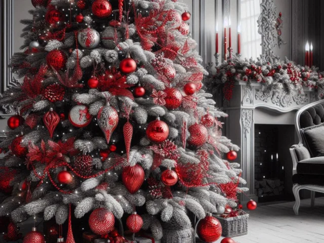 Un sapin de Noël dans un salon