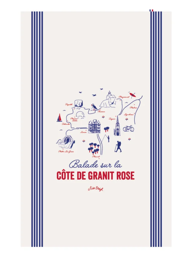 Torchon Côte de Granit Rose