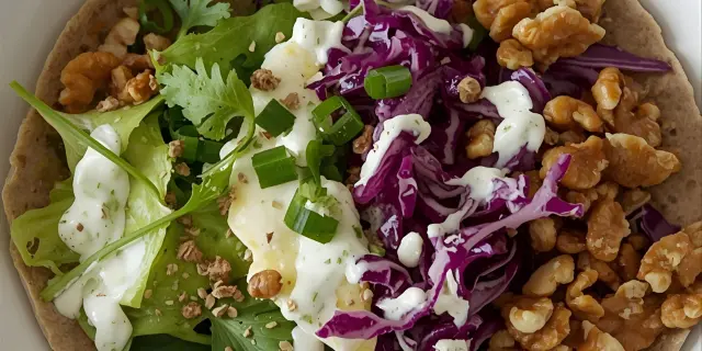 Wrap de galette de sarrasin