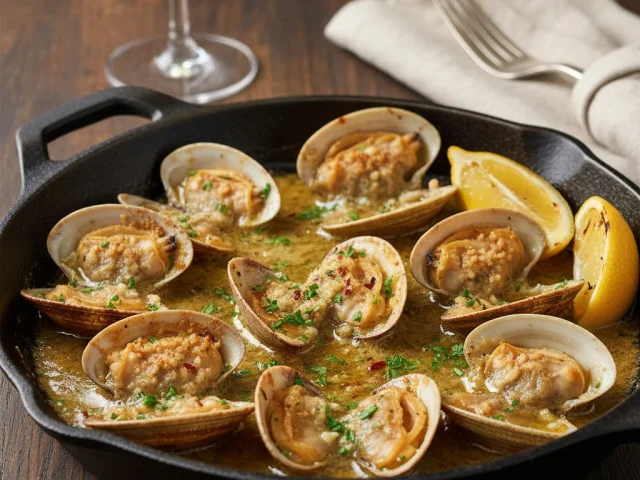 Palourdes farcies au beurre et à l'ail