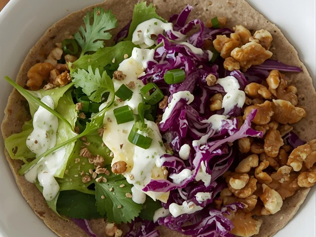 Wrap de galette de sarrasin