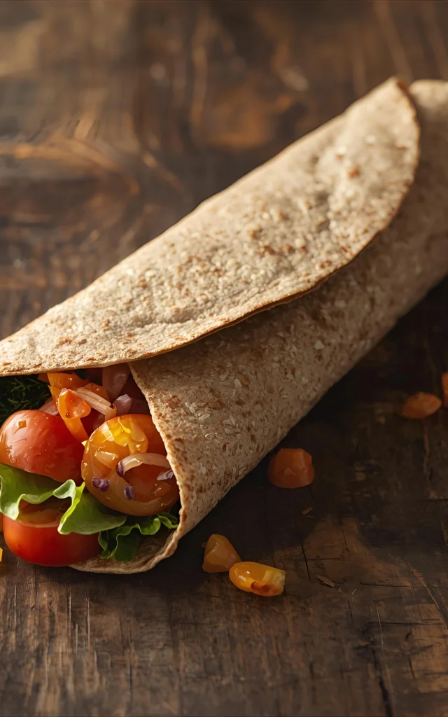 Wrap de galette de sarrasin