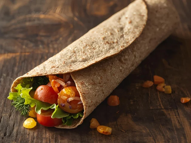 Wrap de galette de sarrasin