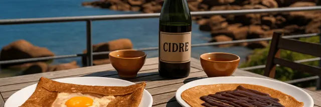 Creperie Sur La Cote De Granit Rose