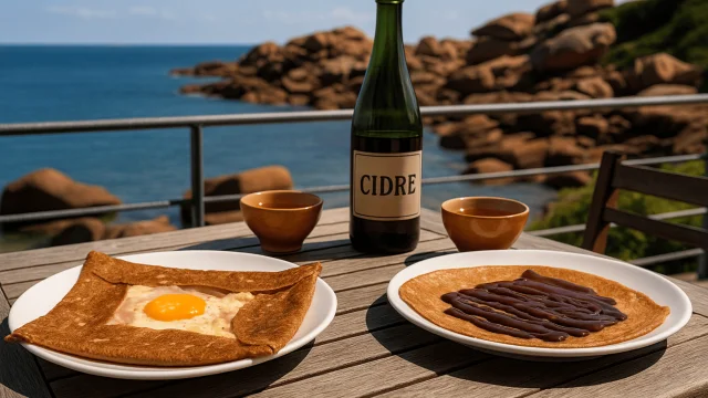 Creperie Sur La Cote De Granit Rose