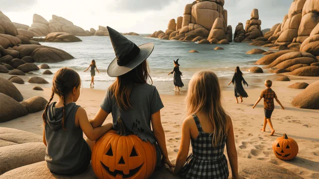 Halloween an der Cote De Granit Rose