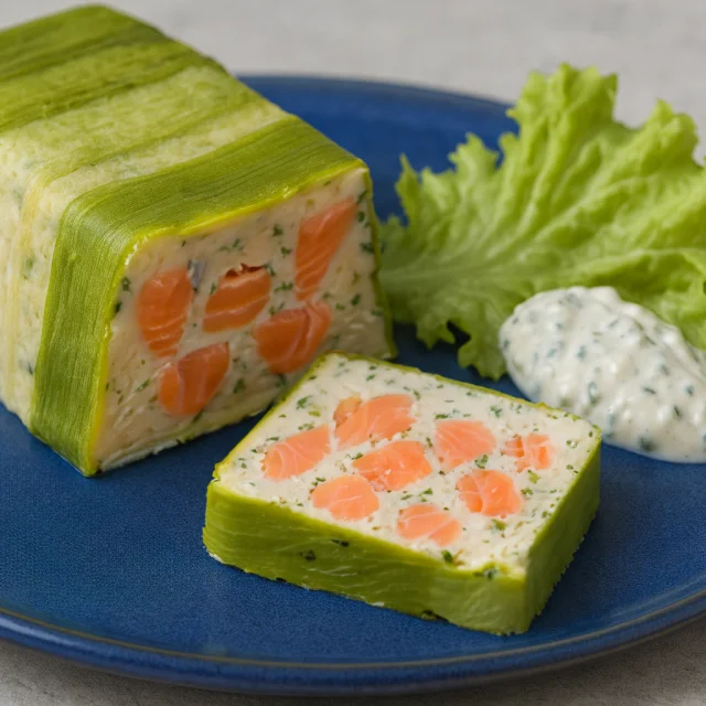 Terrine de coco de Paimpol au saumon